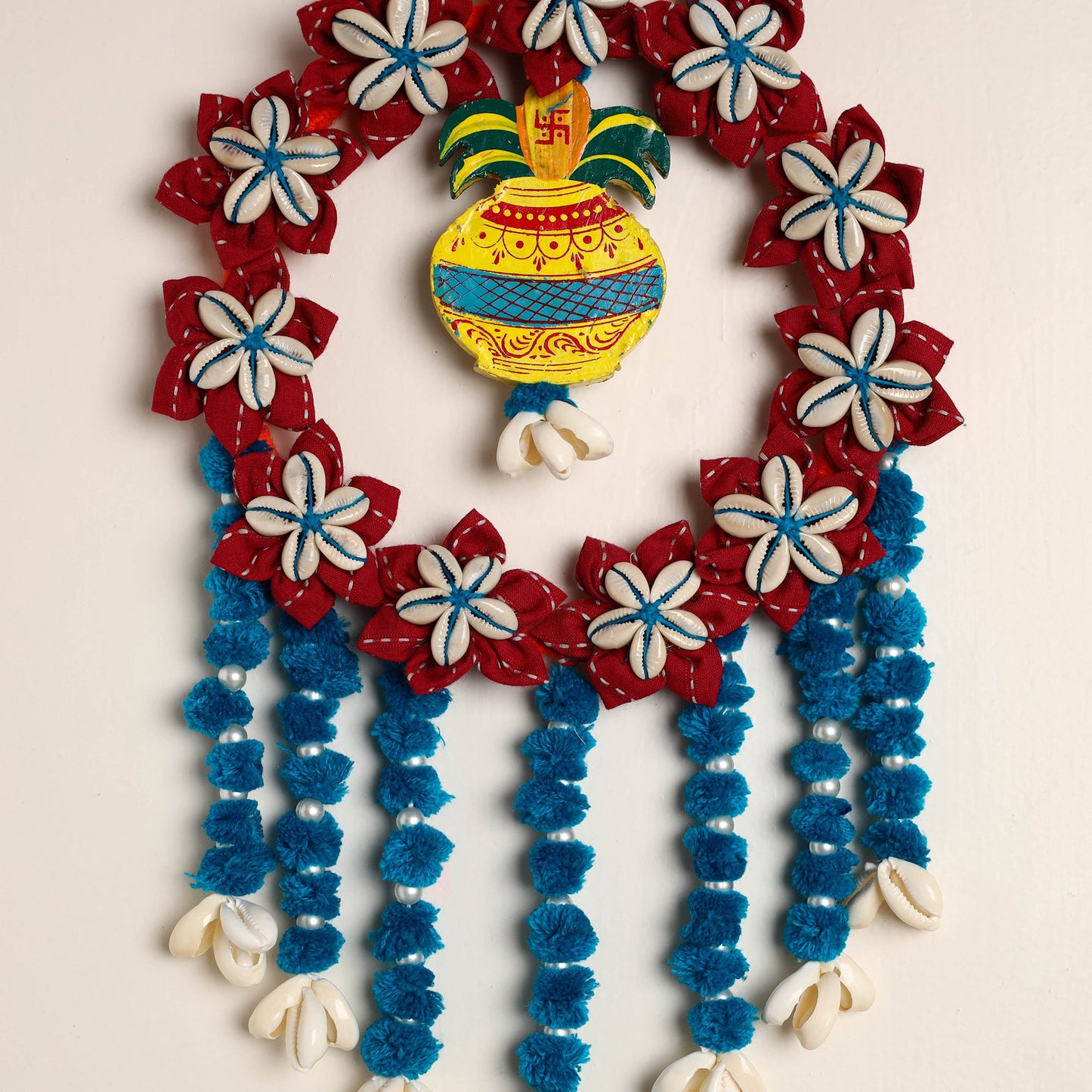  Ganesha- Handmade Wool Wall Hanging 