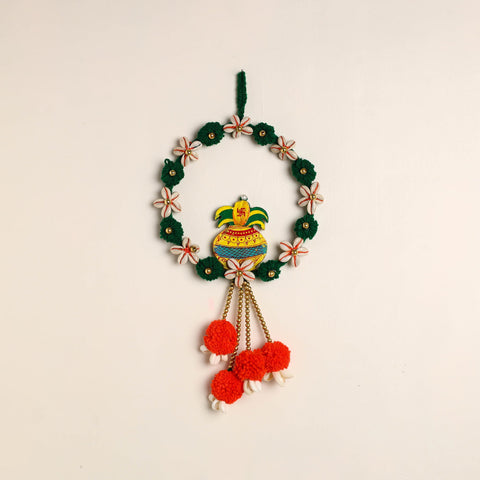  Ganesha- Handmade Wool Wall Hanging 