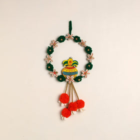  Ganesha- Handmade Wool Wall Hanging 