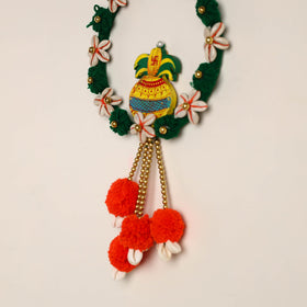  Ganesha- Handmade Wool Wall Hanging 