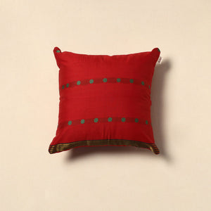 Kanchipuram weave cushion cover 69 - handcrafted