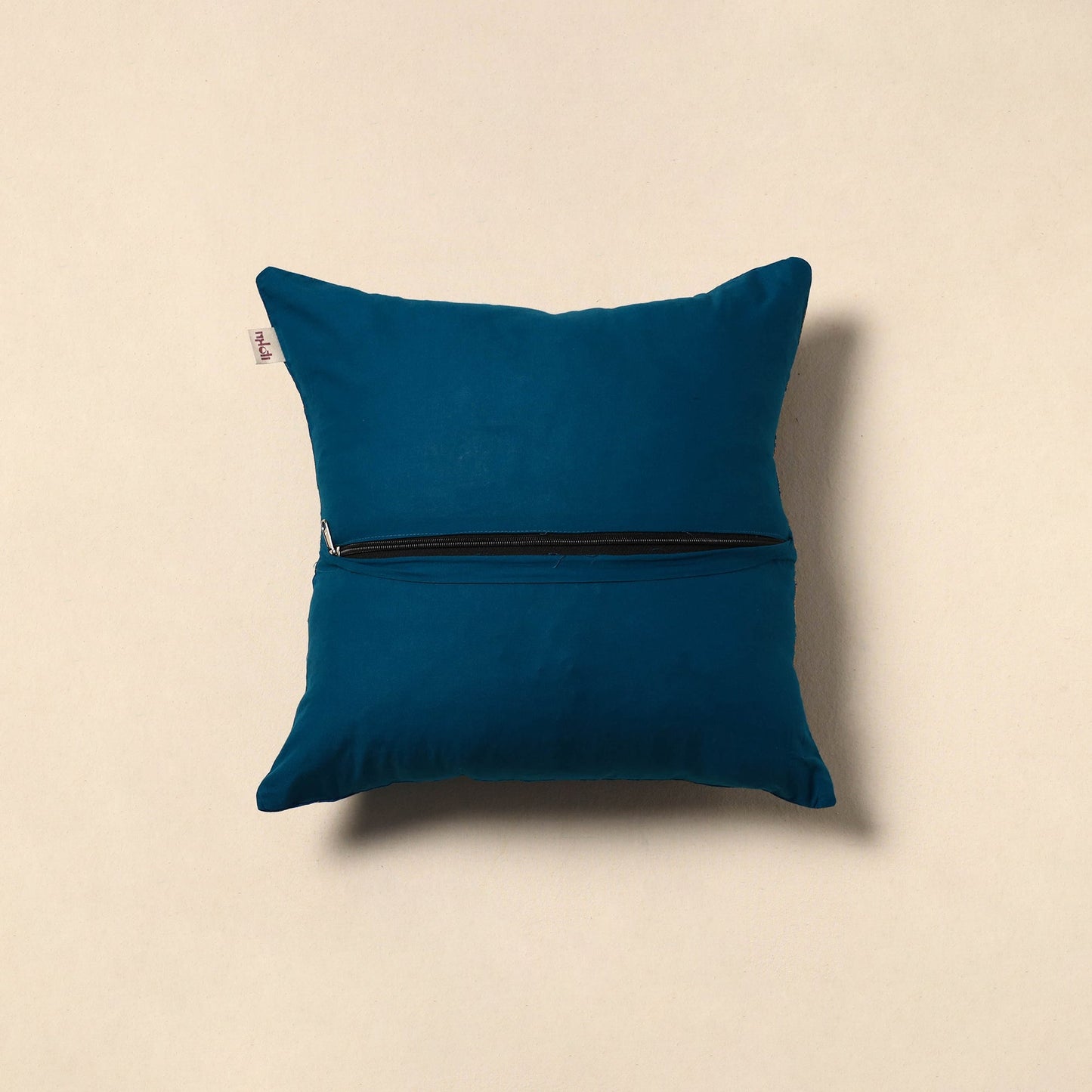 Kanchipuram weave cushion cover 72 - handcrafted