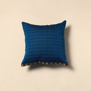 Kanchipuram weave cushion cover 72 - handcrafted