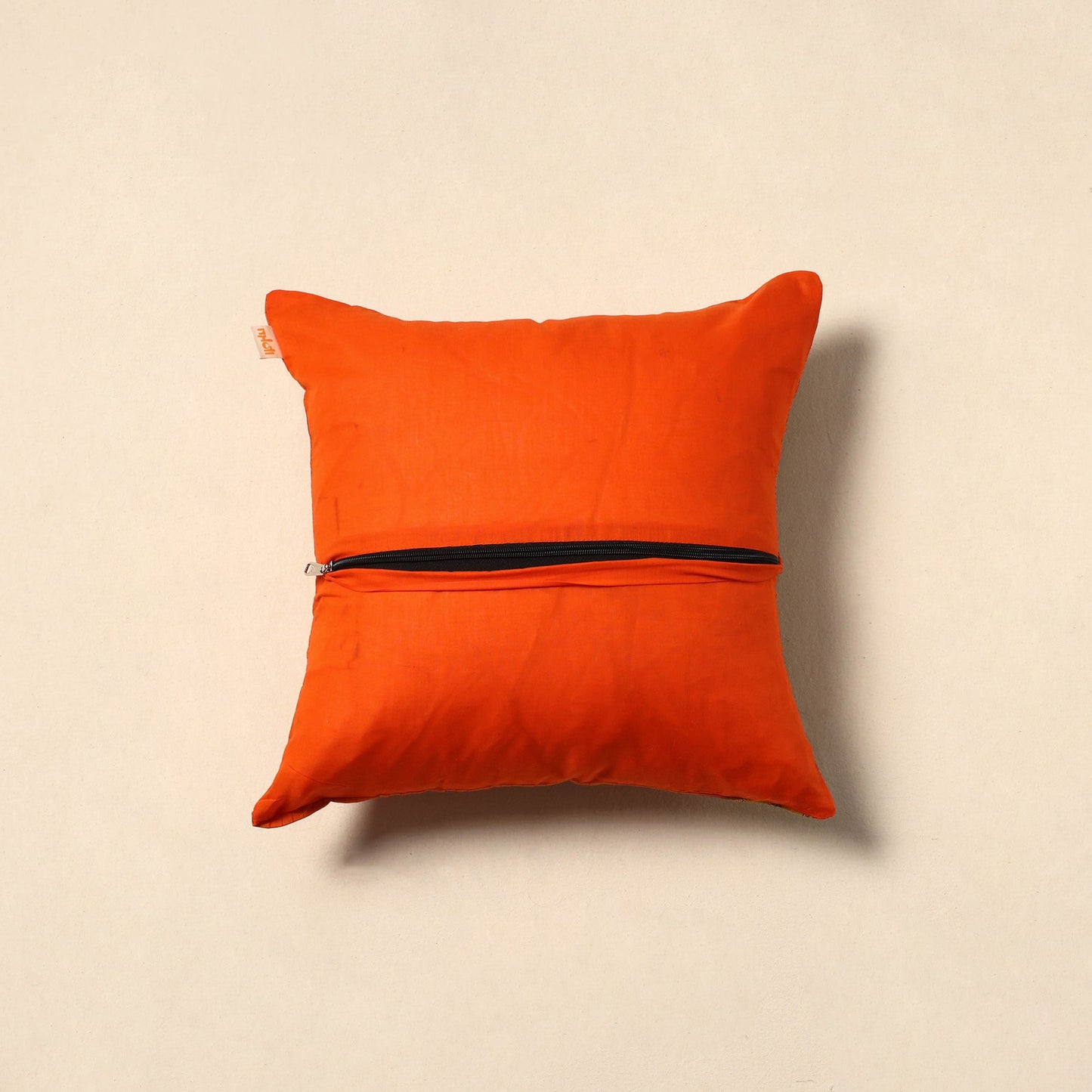 Kanchipuram weave cushion cover 73 - handcrafted