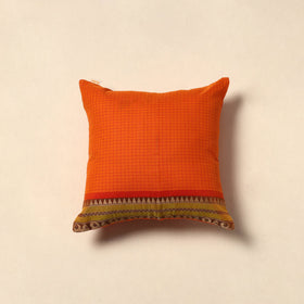 Kanchipuram weave cushion cover 73 - handcrafted