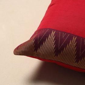 Kanchipuram weave cushion cover 74 - handcrafted