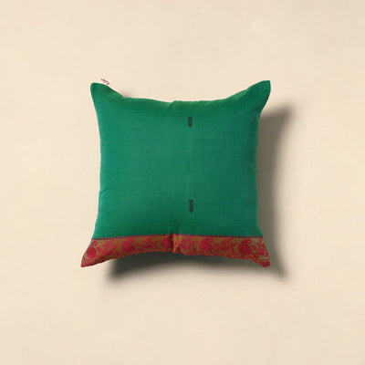 Kanchipuram weave cushion cover 79 - handcrafted