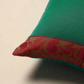 Kanchipuram weave cushion cover 79 - handcrafted