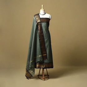 Kandangi chettinad cotton 2pc unstitched dress material 01