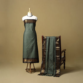 Kandangi chettinad cotton 2pc unstitched dress material 01