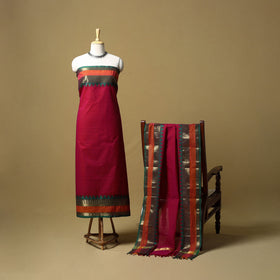 Kandangi chettinad cotton 2pc unstitched dress material 03