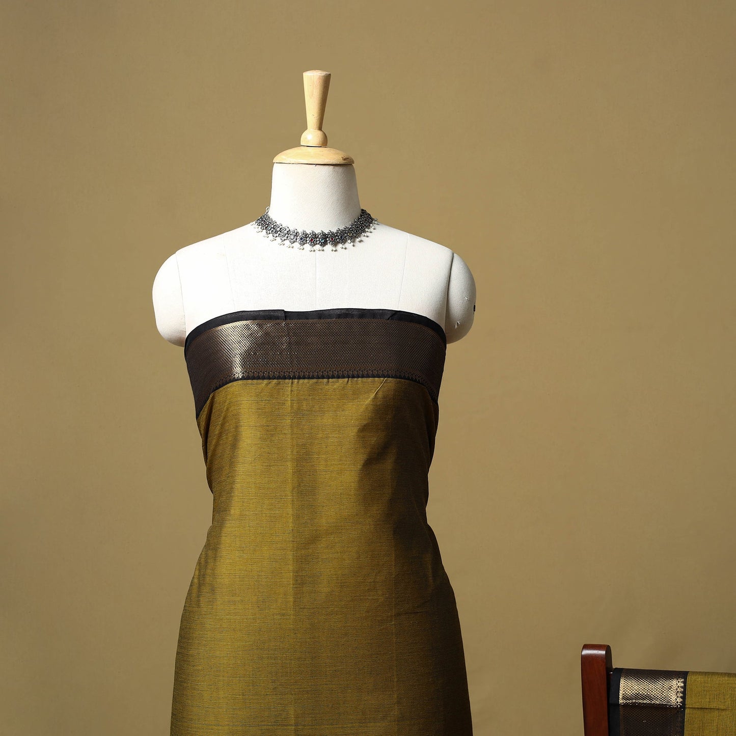 Kandangi chettinad cotton 2pc unstitched dress material 05