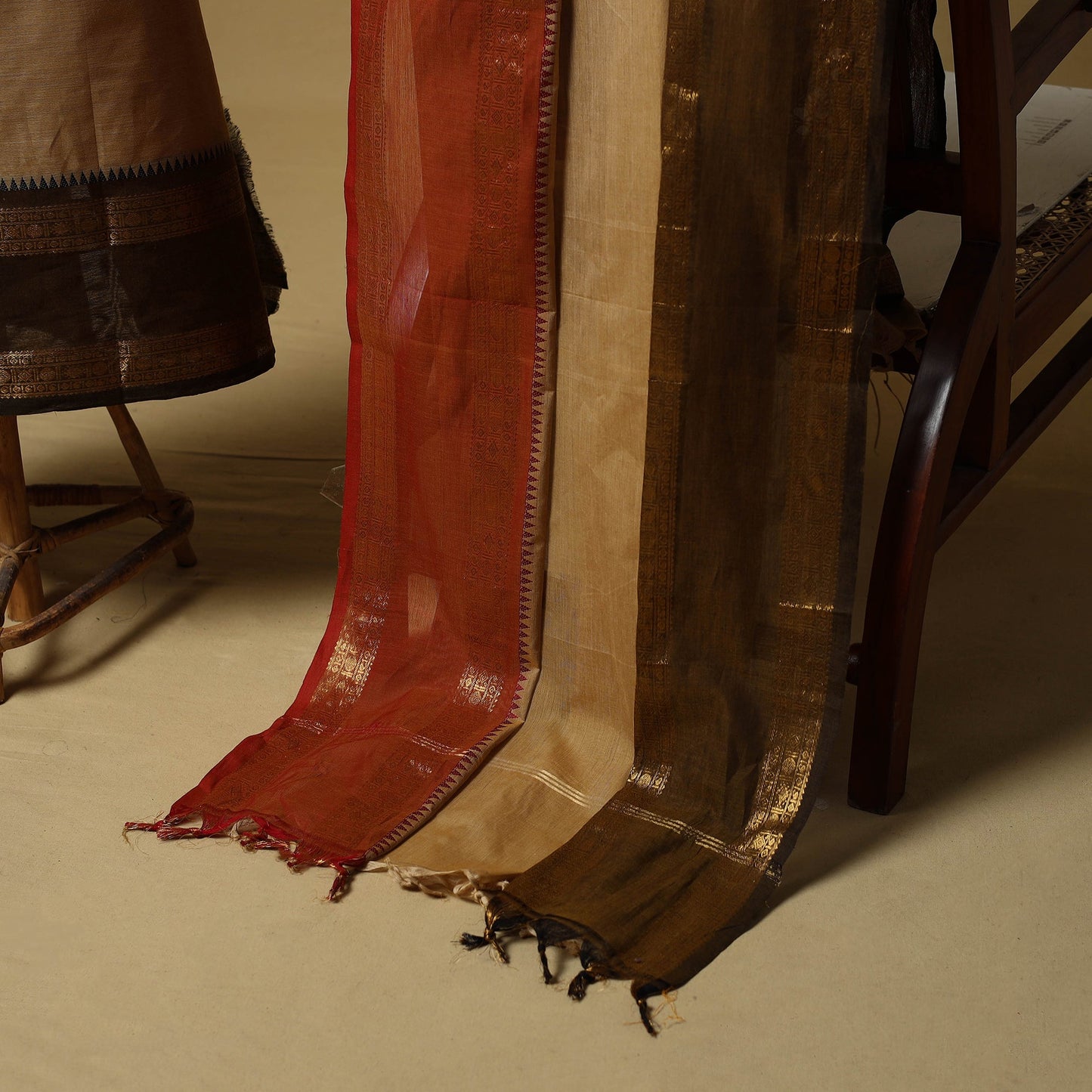 Kandangi chettinad cotton 2pc unstitched dress material 06