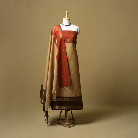 Kandangi chettinad cotton 2pc unstitched dress material 06