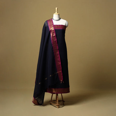 Kandangi chettinad cotton 2pc unstitched dress material 10