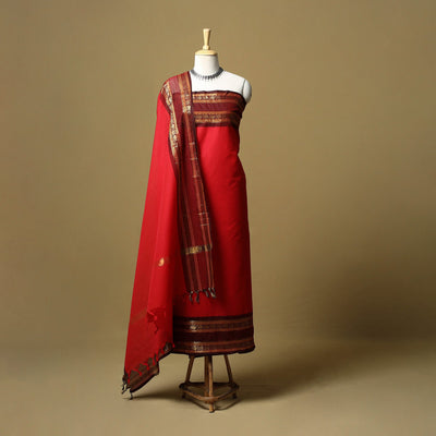 Kandangi chettinad cotton 2pc unstitched dress material 12