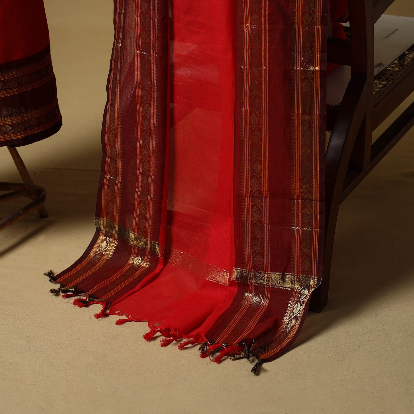 Kandangi chettinad cotton 2pc unstitched dress material 12