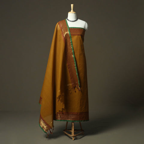 Kandangi chettinad cotton 2pc unstitched dress material 12