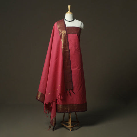 Kandangi chettinad cotton 2pc unstitched dress material 15