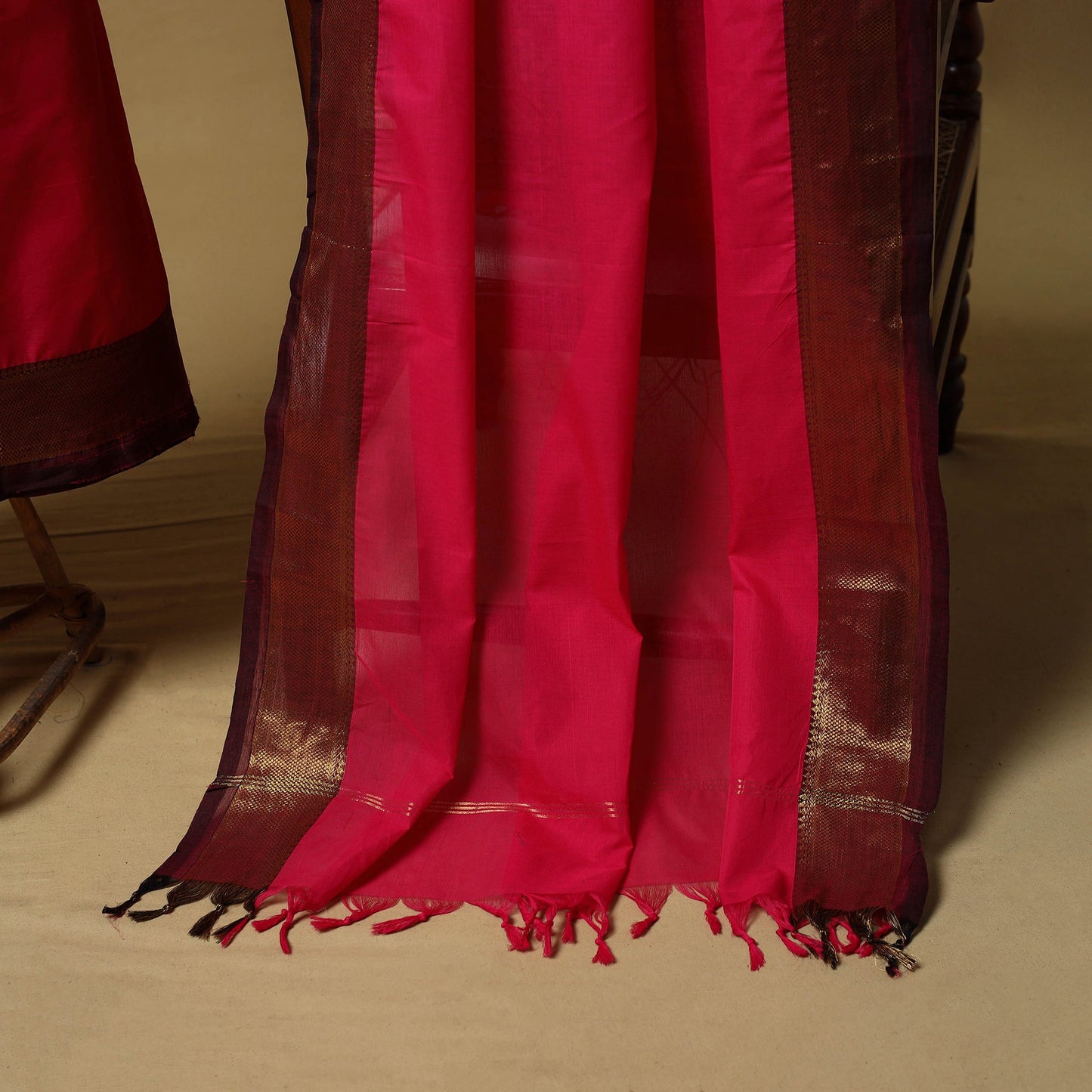 Kandangi chettinad cotton 2pc unstitched dress material 17