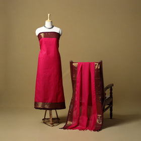 Kandangi chettinad cotton 2pc unstitched dress material 17