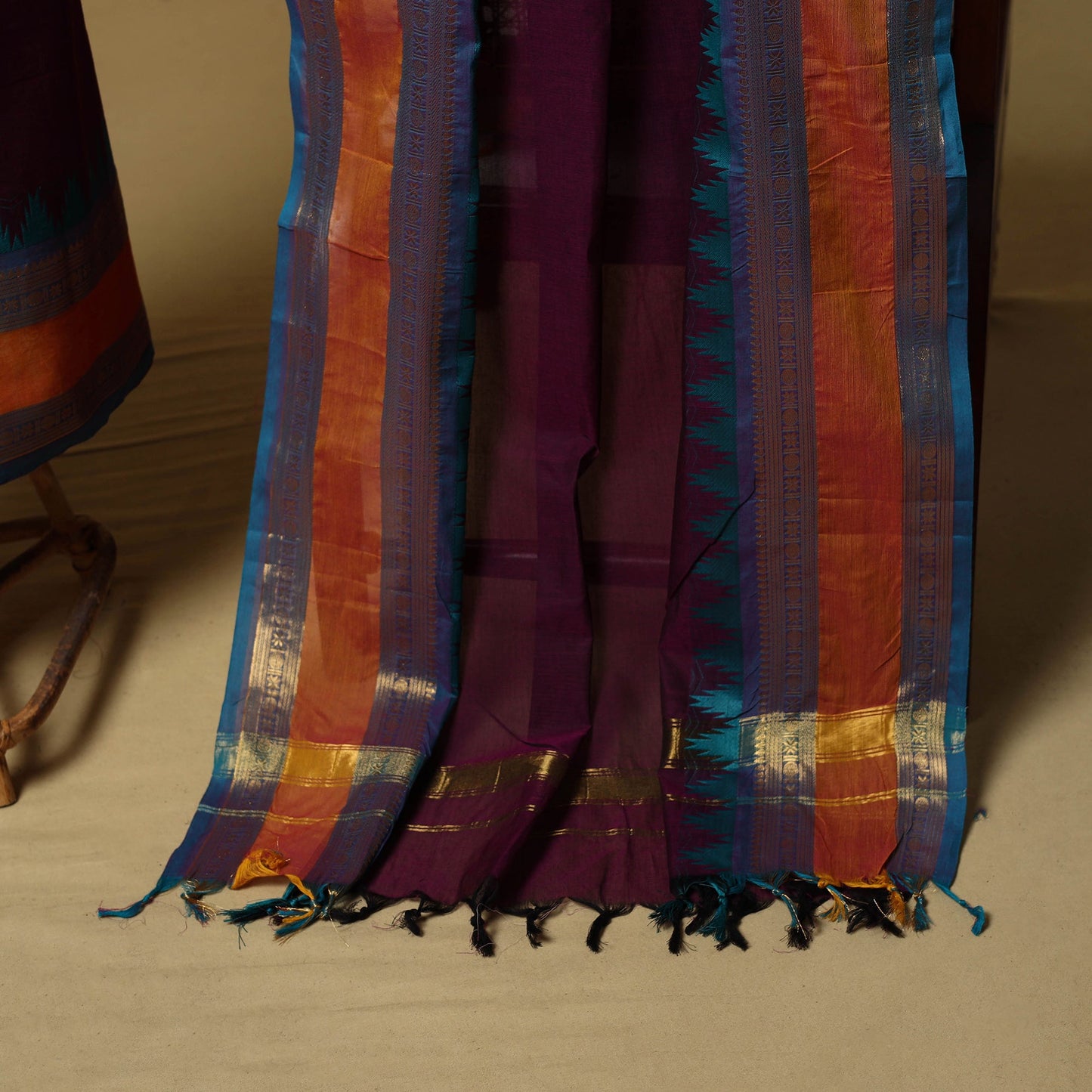 Kandangi chettinad cotton 2pc unstitched dress material 18