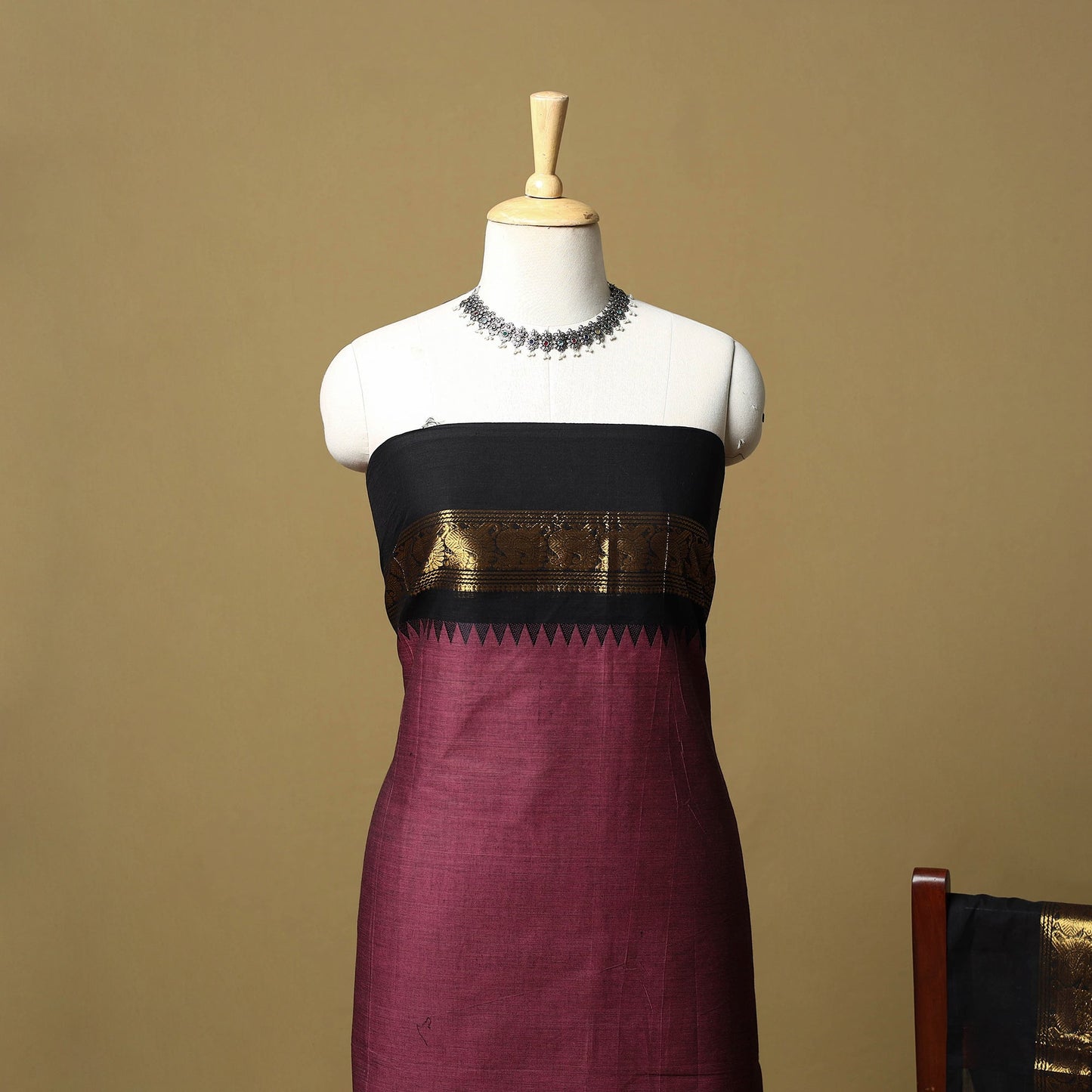 Kandangi chettinad cotton 2pc unstitched dress material 19