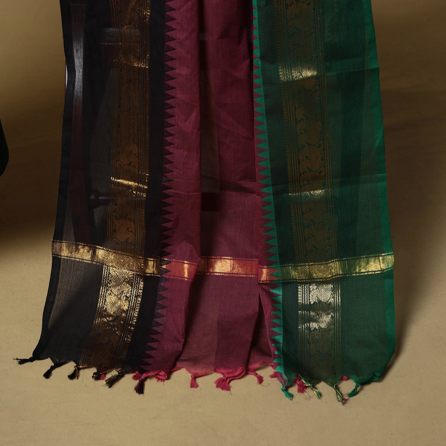 Kandangi chettinad cotton 2pc unstitched dress material 19