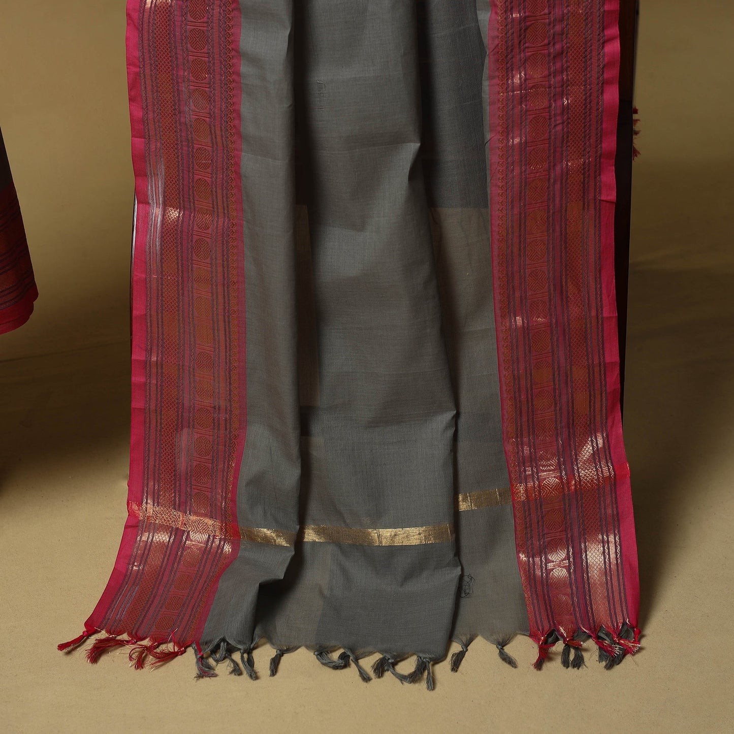 Kandangi chettinad cotton 2pc unstitched dress material 20