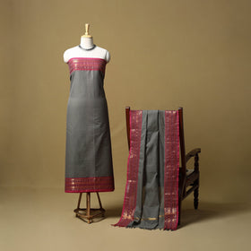 Kandangi chettinad cotton 2pc unstitched dress material 20