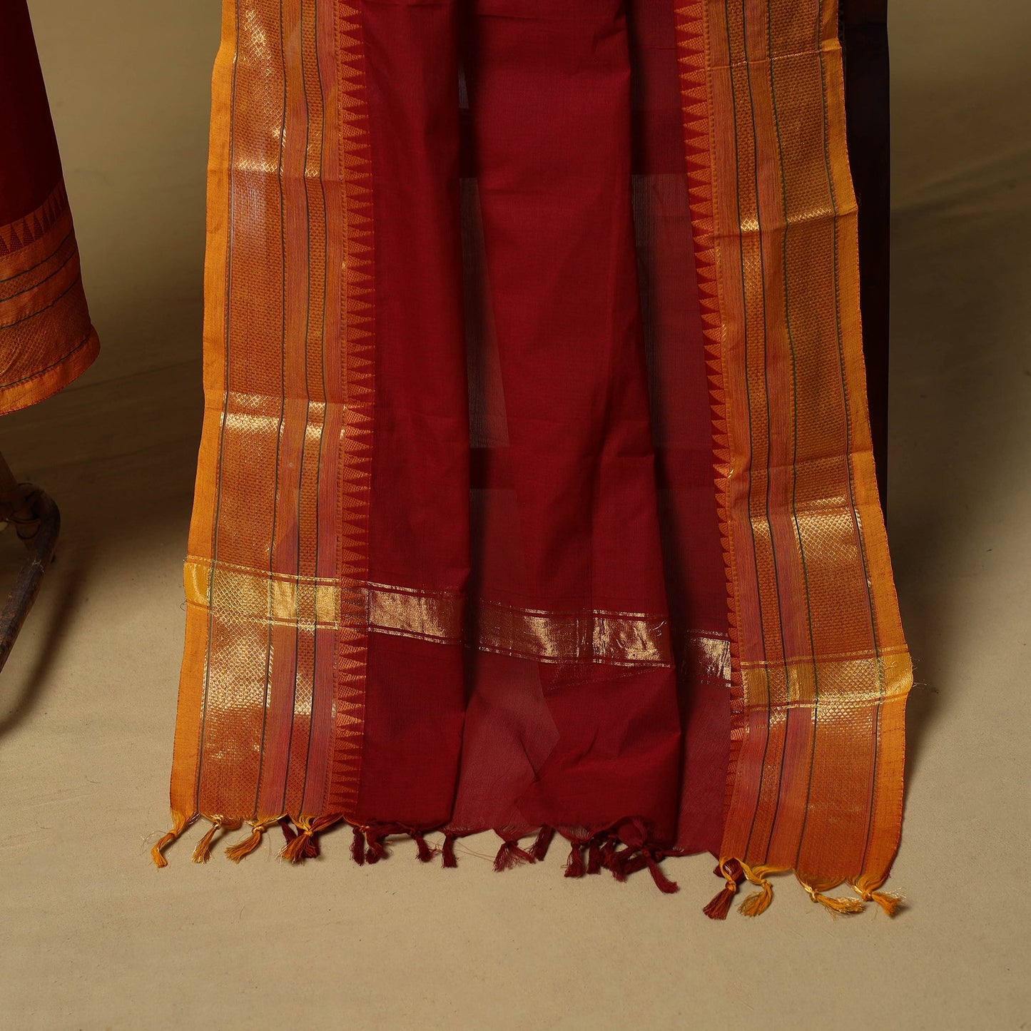 Kandangi chettinad cotton 2pc unstitched dress material 23