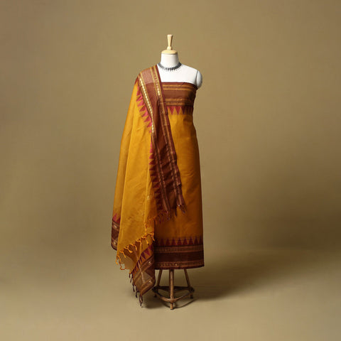 Kandangi chettinad cotton 2pc unstitched dress material 25