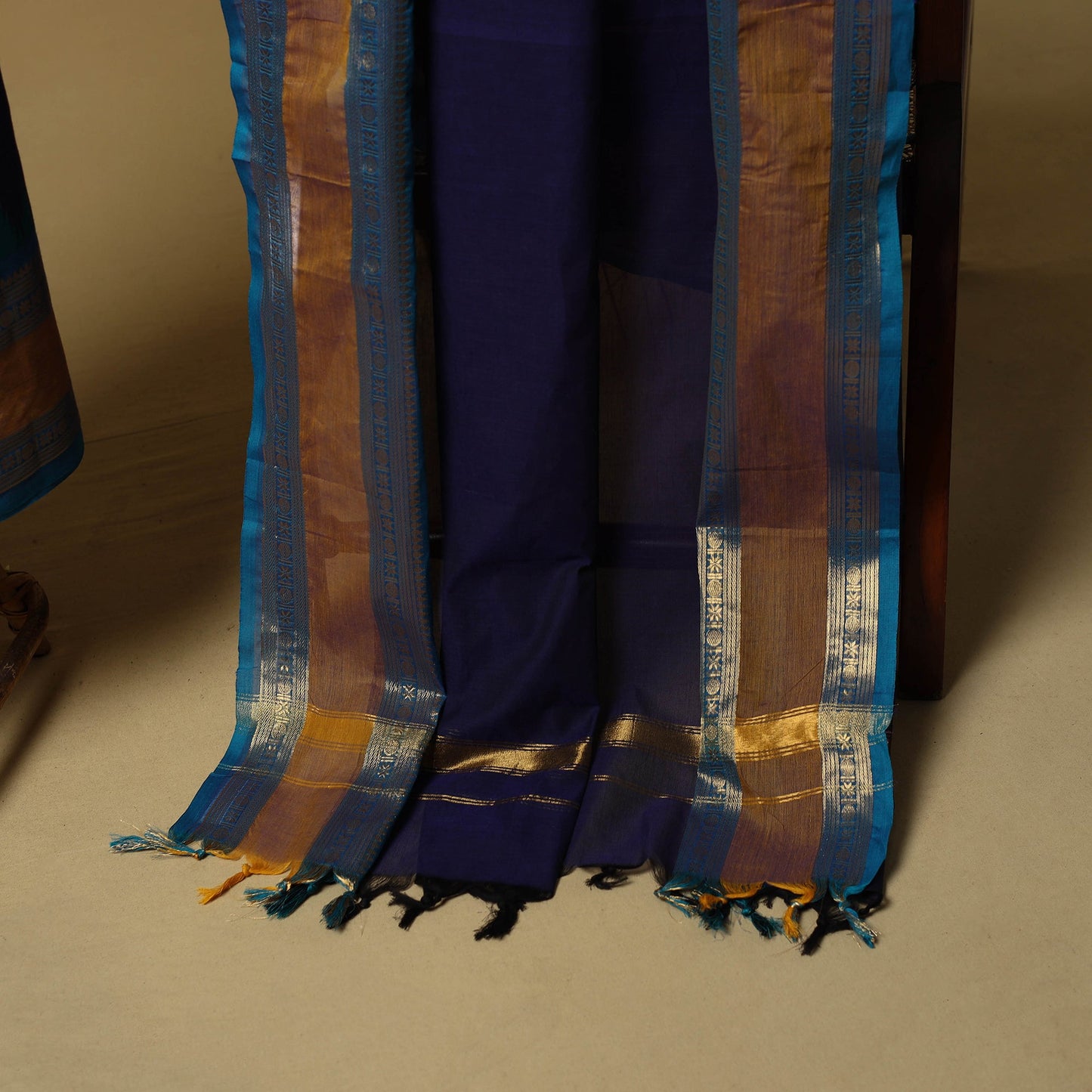 Kandangi chettinad cotton 2pc unstitched dress material 26