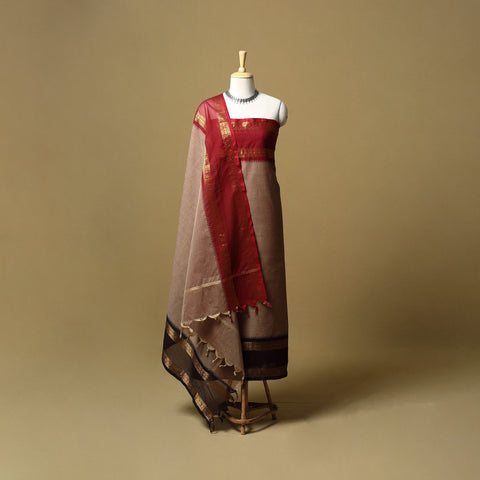 Kandangi chettinad cotton 2pc unstitched dress material 27