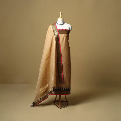 Kandangi chettinad cotton 2pc unstitched dress material 28