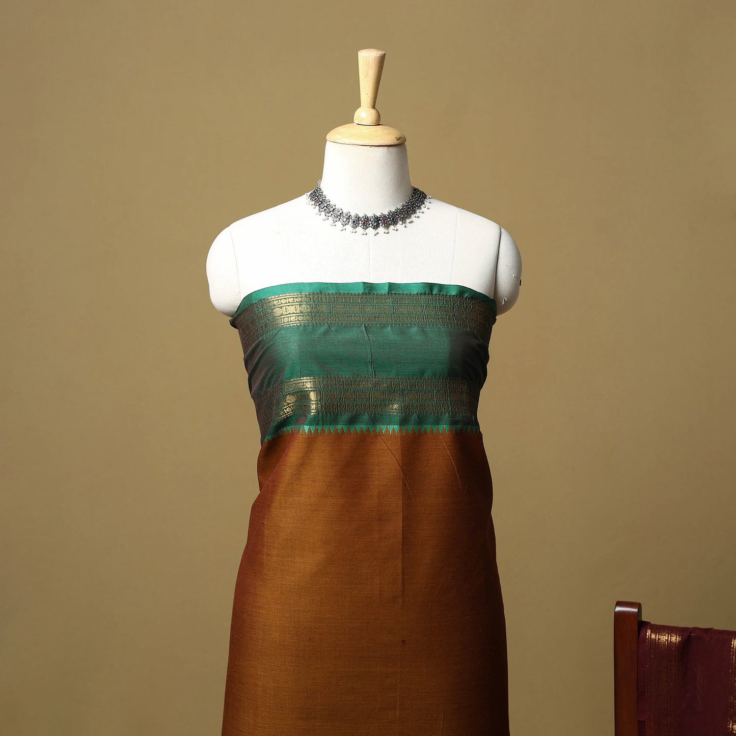 Kandangi chettinad cotton 2pc unstitched dress material 29