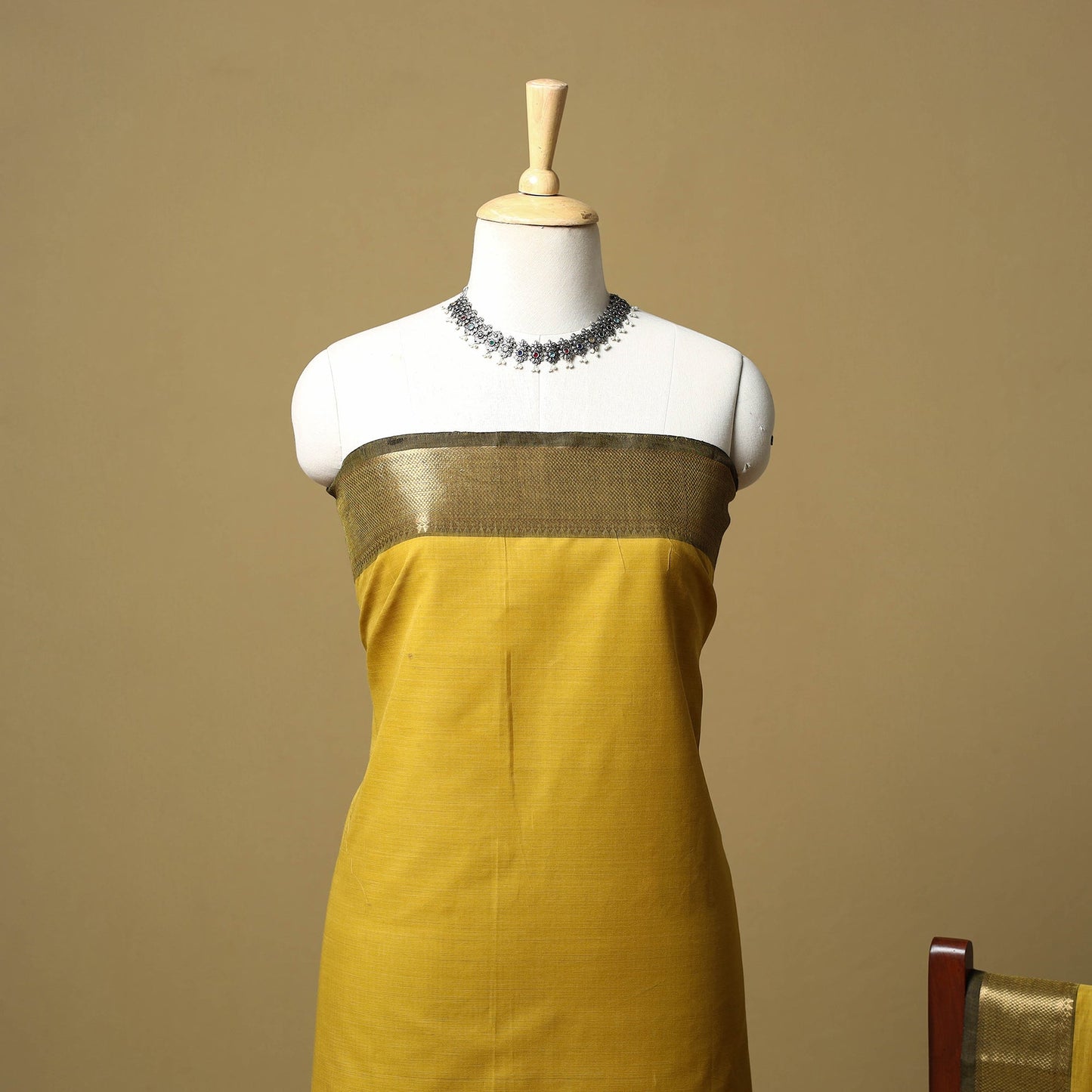 Kandangi chettinad cotton 2pc unstitched dress material 31