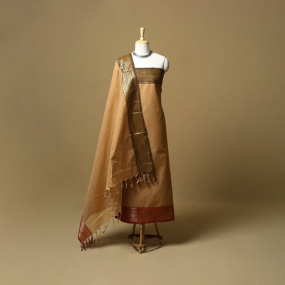 Kandangi chettinad cotton 2pc unstitched dress material 34