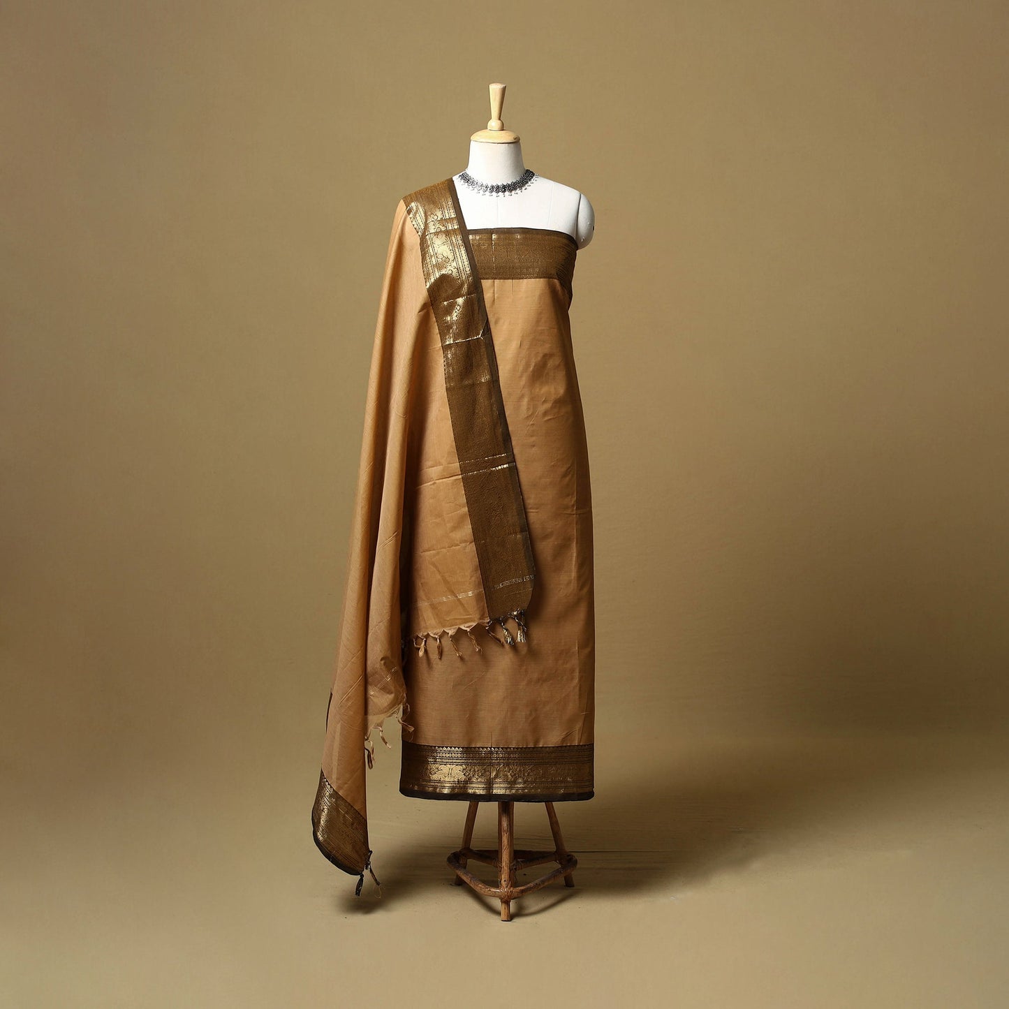 Kandangi chettinad cotton 2pc unstitched dress material 37