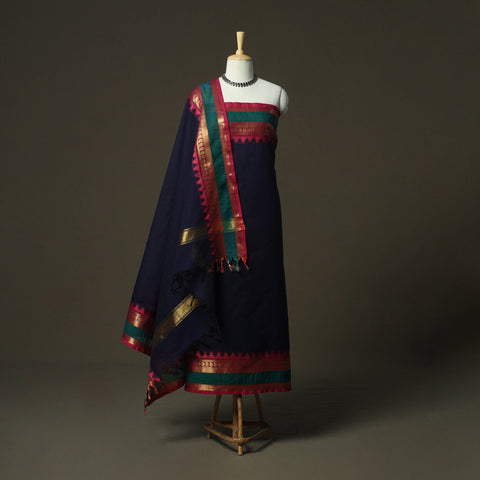 Kandangi chettinad cotton 2pc unstitched dress material 51