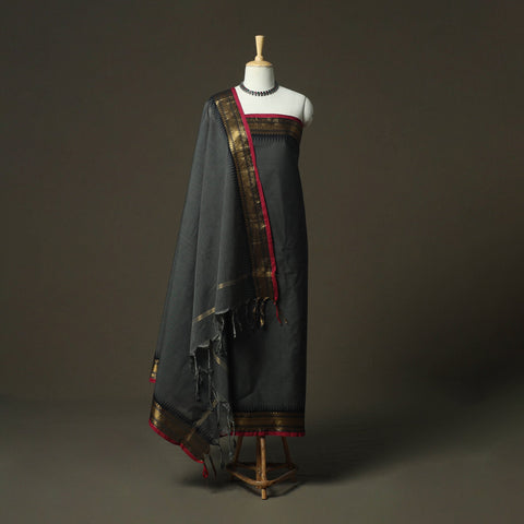 Kandangi chettinad cotton 2pc unstitched dress material 53