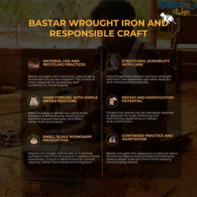 Kangaroo - bastar tribal wrought iron home decor