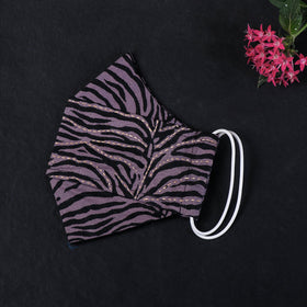  Kantha Work Hand Block Print Cotton 2 Layer Maska Snug Fit Face Cover 