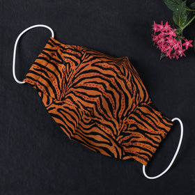  Kantha Work Hand Block Print Cotton 2 Layer Maska Snug Fit Face Cover 