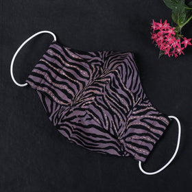  Kantha Work Hand Block Print Cotton 2 Layer Maska Snug Fit Face Cover 