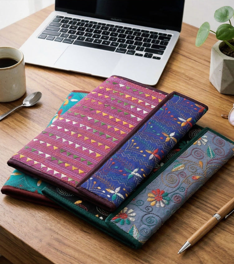 Kantha File Folders