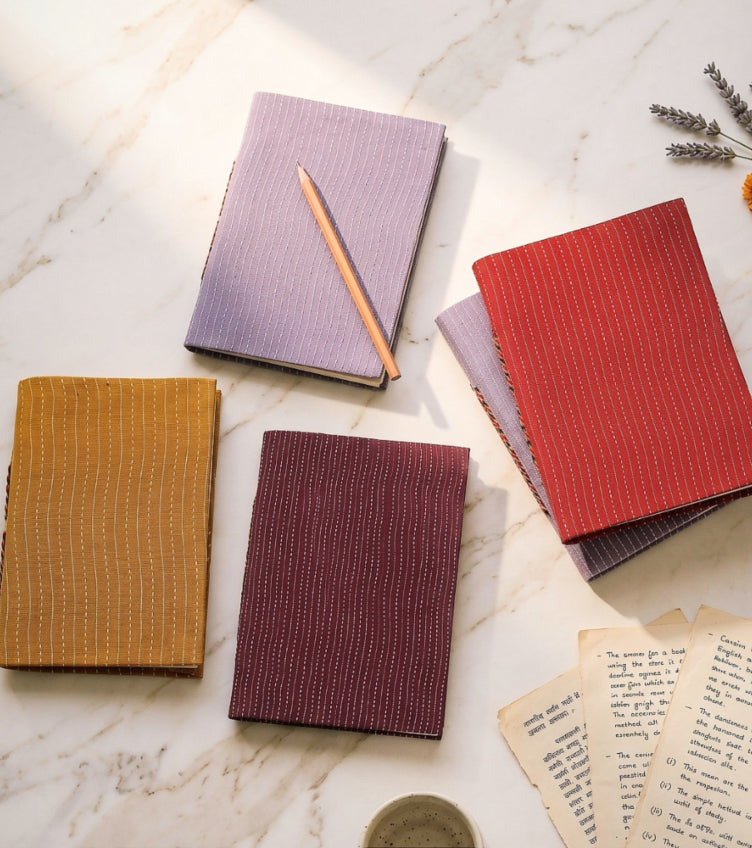 Kantha Stitch Notebooks