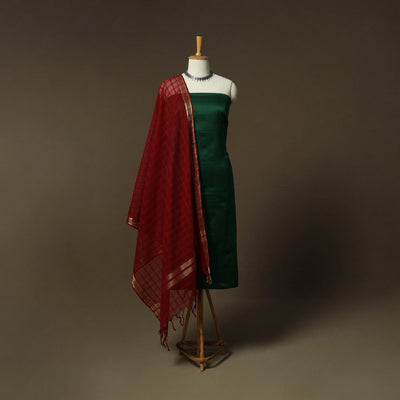 Karnataka khun cotton 3pc unstitched dress material suit