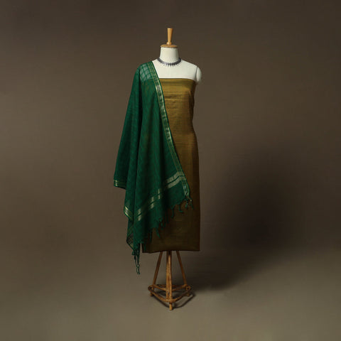 Karnataka khun cotton 3pc unstitched dress material suit