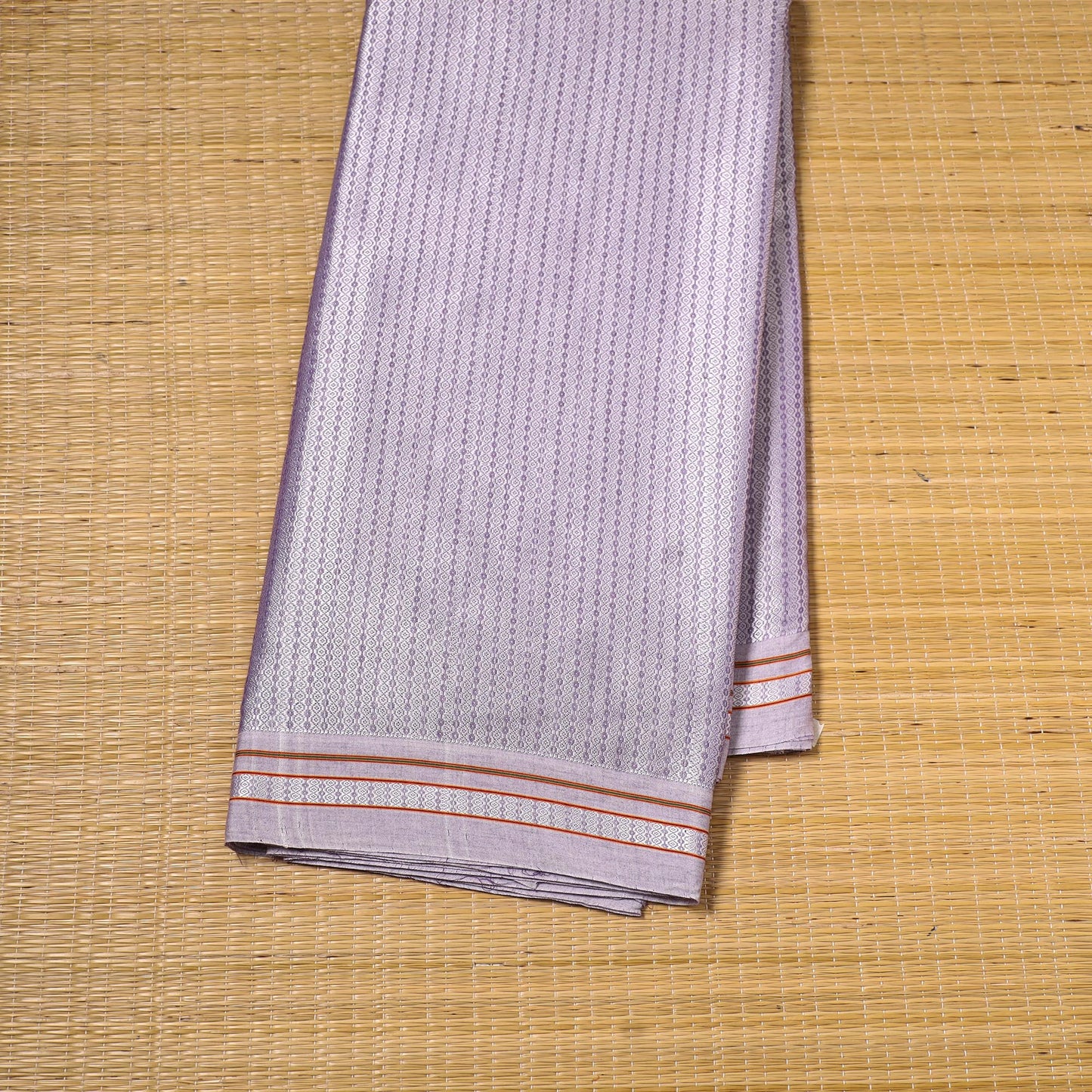 Karnataka weave cotton khun fabric 10 - handcrafted